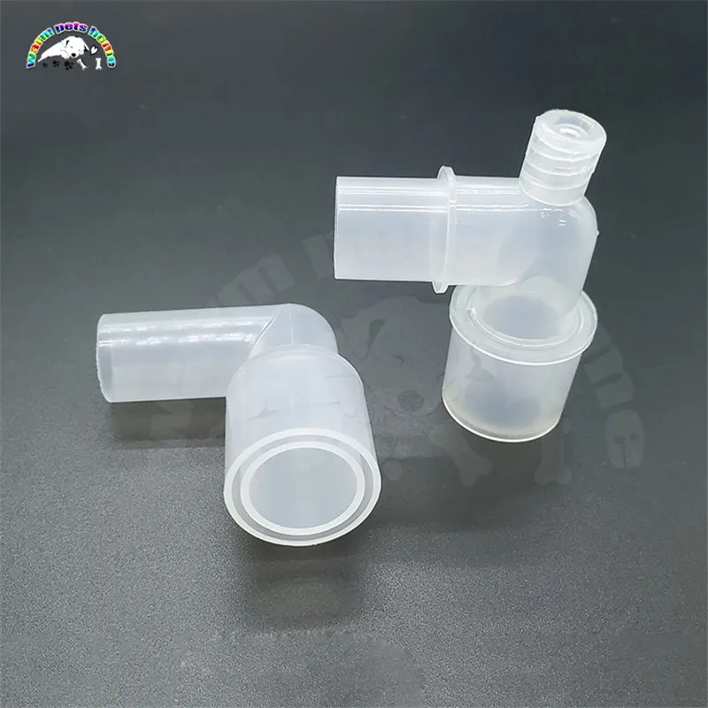 Tubo de anestesia en forma de L, circuito de codo dentro del exterior, Conector de intubación traqueal macho y hembra de 90 grados