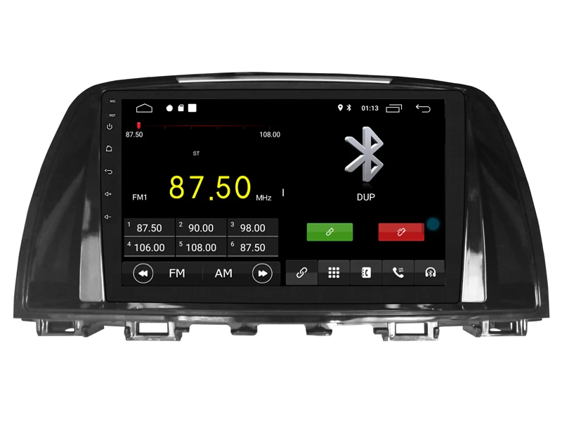 Новое поступление! Android 9,0 2.5D автомобильный dvd для MAZDA 6 автомобильный мультимидийный Навигатор Радио Стерео gps навигационная камера карты