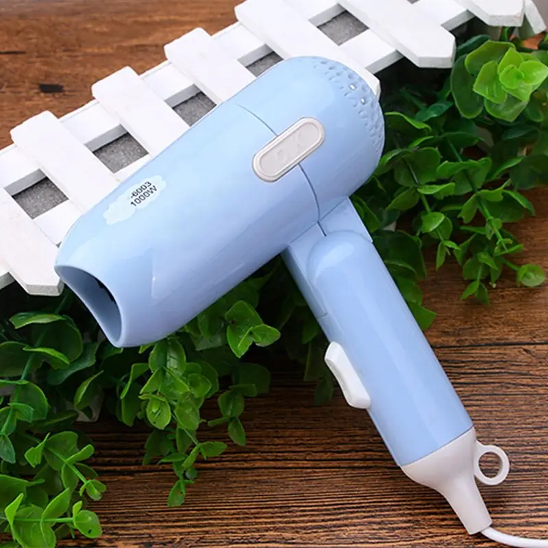 

Hair Dryer Mini Hot Cold Blower 1000W Handle Blow Hairdryer Styler Foldable Bathroom Home Travel Portable