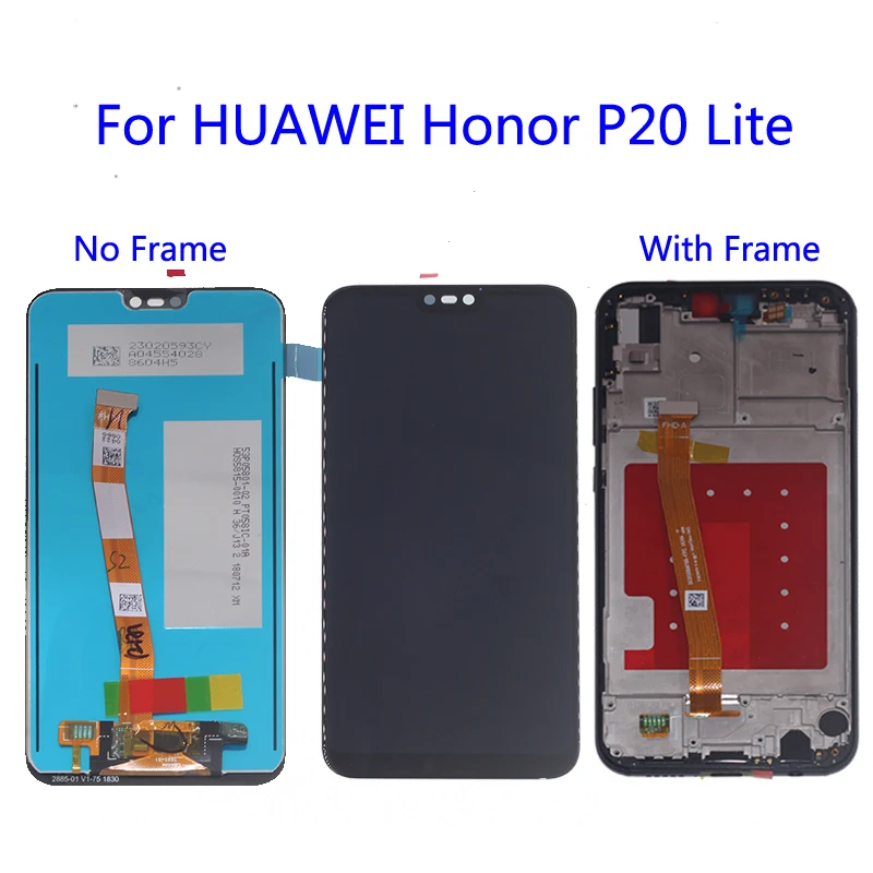

AAA Quality LCD With Frame For HUAWEI P20 Lite Lcd Display Screen For HUAWEI P20 Lite ANE-LX1 ANE-LX3 Nova 3e+Repair kit