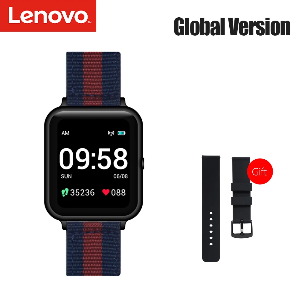 Глобальная версия Lenovo S2 Смарт часы 1 4 дюймов 240x240p фитнес трекер Band калорий