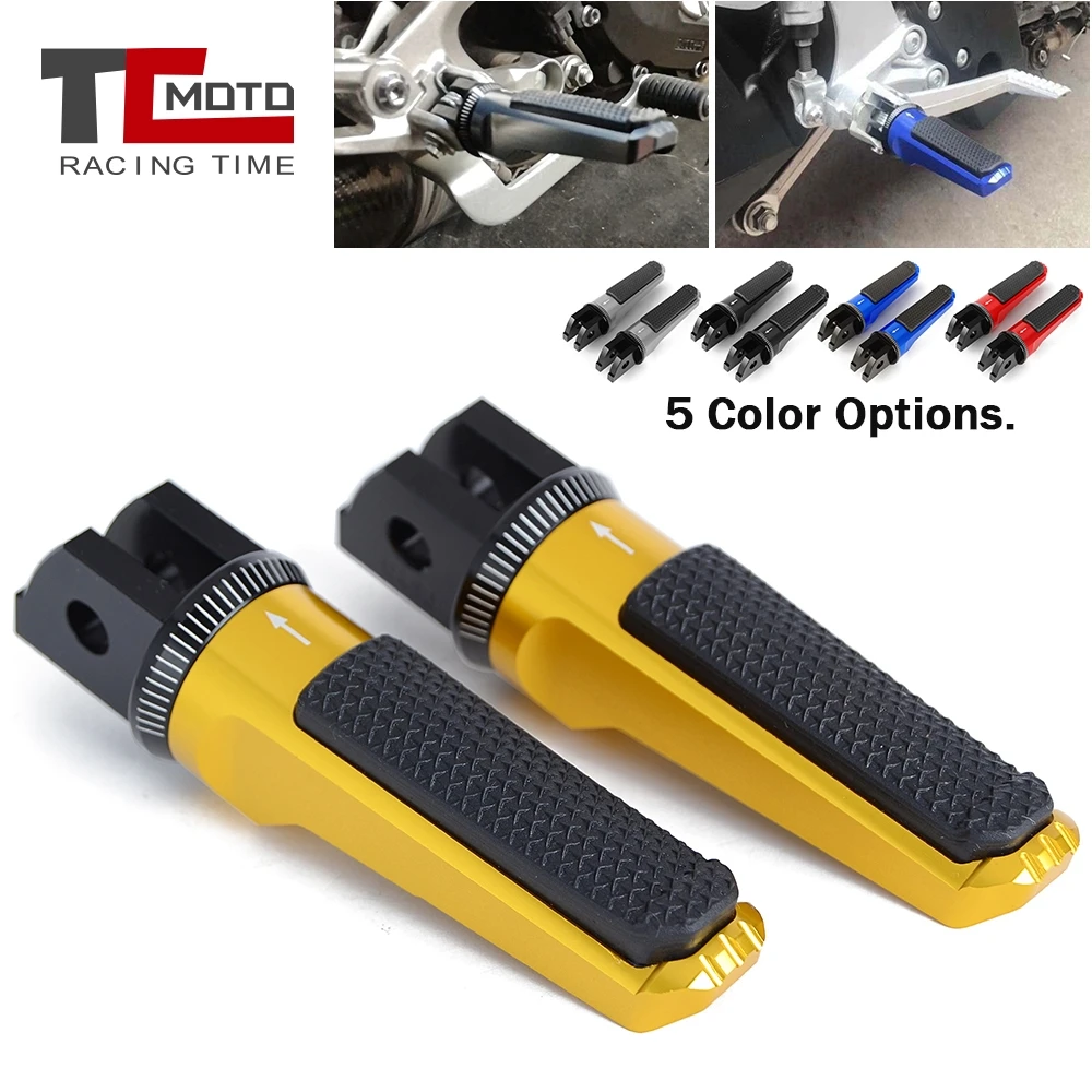 Avant Repose-pieds Repose-pieds Pour Yamaha MT07 MT09 Traceur FZ6 Fazer FJR1300 A COMME XSR700 XSR900 SCR950 XJ6 MT-07 MT-09 Honda CB1100