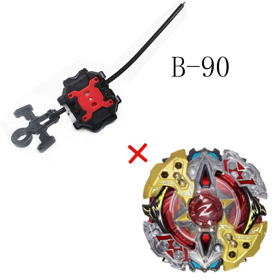 Beyblade Burst с Beyblade Launcher Bayblade Toupie Металл Бог волчок Bey Blade игрушка рождественские подарки для детей - Цвет: B-90