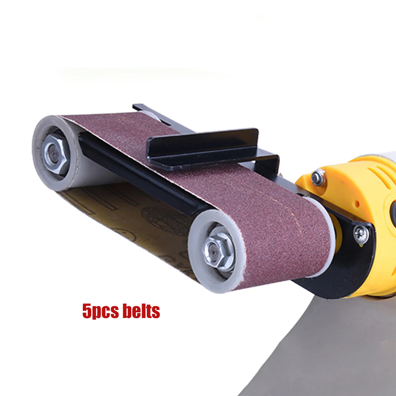 Table Polisher Head With Abrasive Belt Sanding Machine Metal Multifunctional Professional Polishing Machine for Woodworking DIY