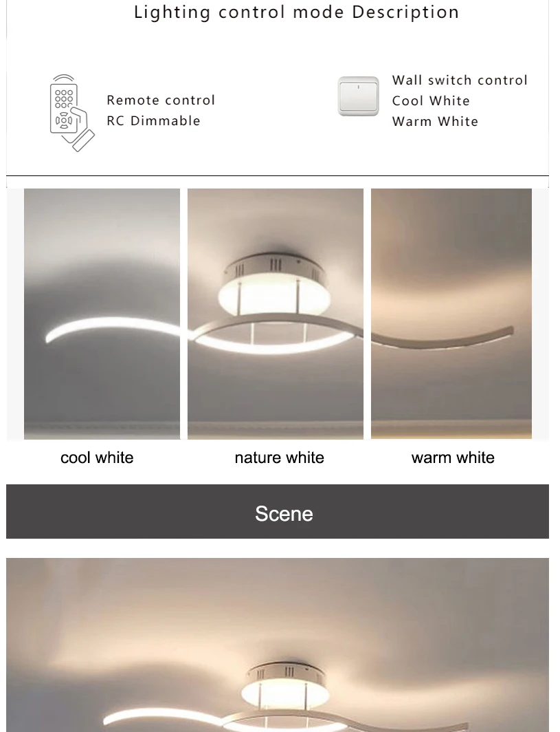 LICAN современные светодиодные потолочные лампы для гостиной спальни Кабинета фойе дома круглый потолочный светильник матовый черный/белый