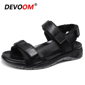 

2020 Outdoor Sport Sandals Men Non-slip Hiking Sandals Sneakers Men Beach Trekking Black Summer Shoes Male Sandalias Hombre E 48