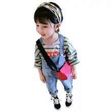 Детские джинсы на бретелях