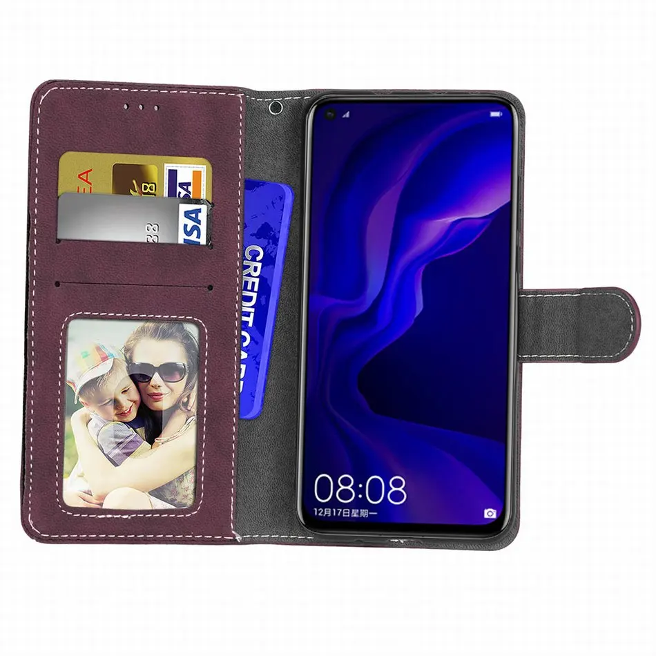 Карман для монет на молнии чехол для сумки Xiaomi 9T A2 Lite Redmi K20 6 Pro Note 7 Y3 6Pro чехол для телефона на молнии мужской кошелек Funda слот для карт P27H