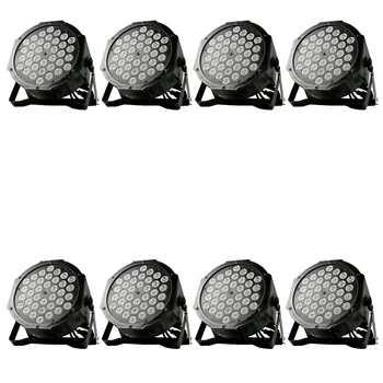 

8 pieces / 36x3w led par light RGB par led DMX512 control disco lights dj equipment of the professional stage