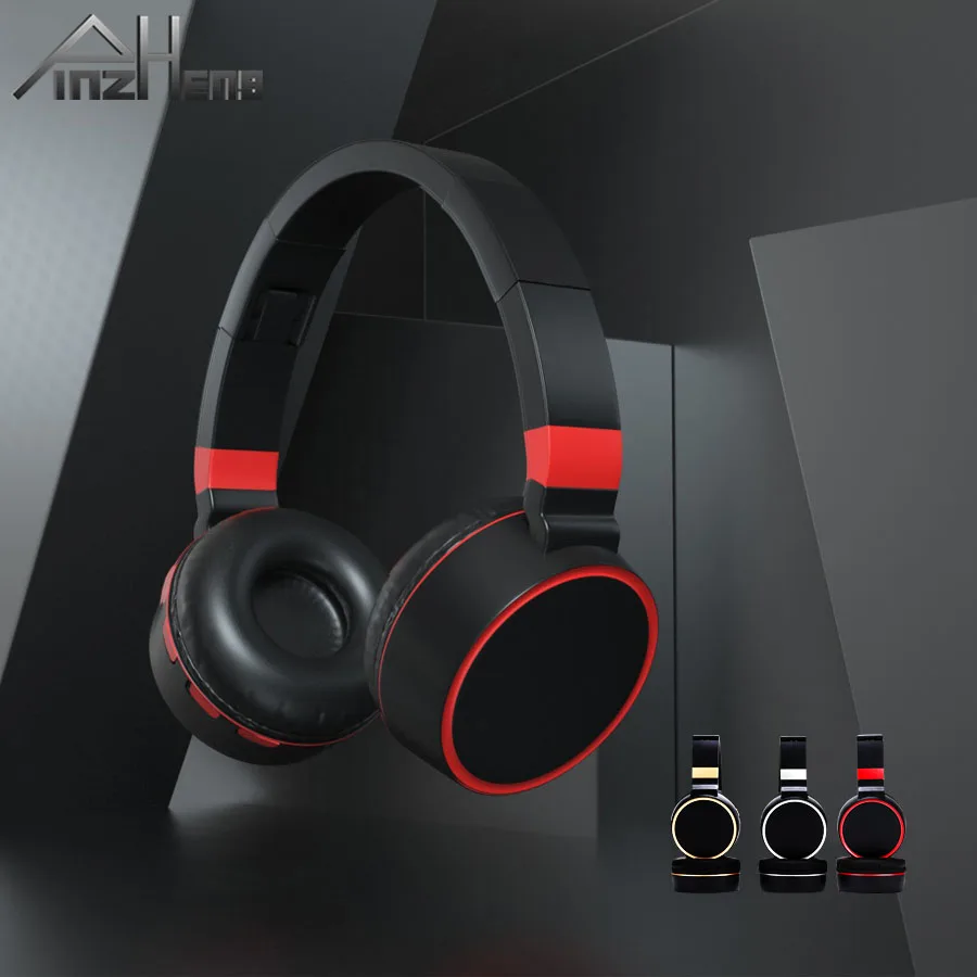 PINZHENG ST10 беспроводные Bluetooth наушники с микрофоном/TF карты игровые наушники гарнитура для компьютера ТВ наушники