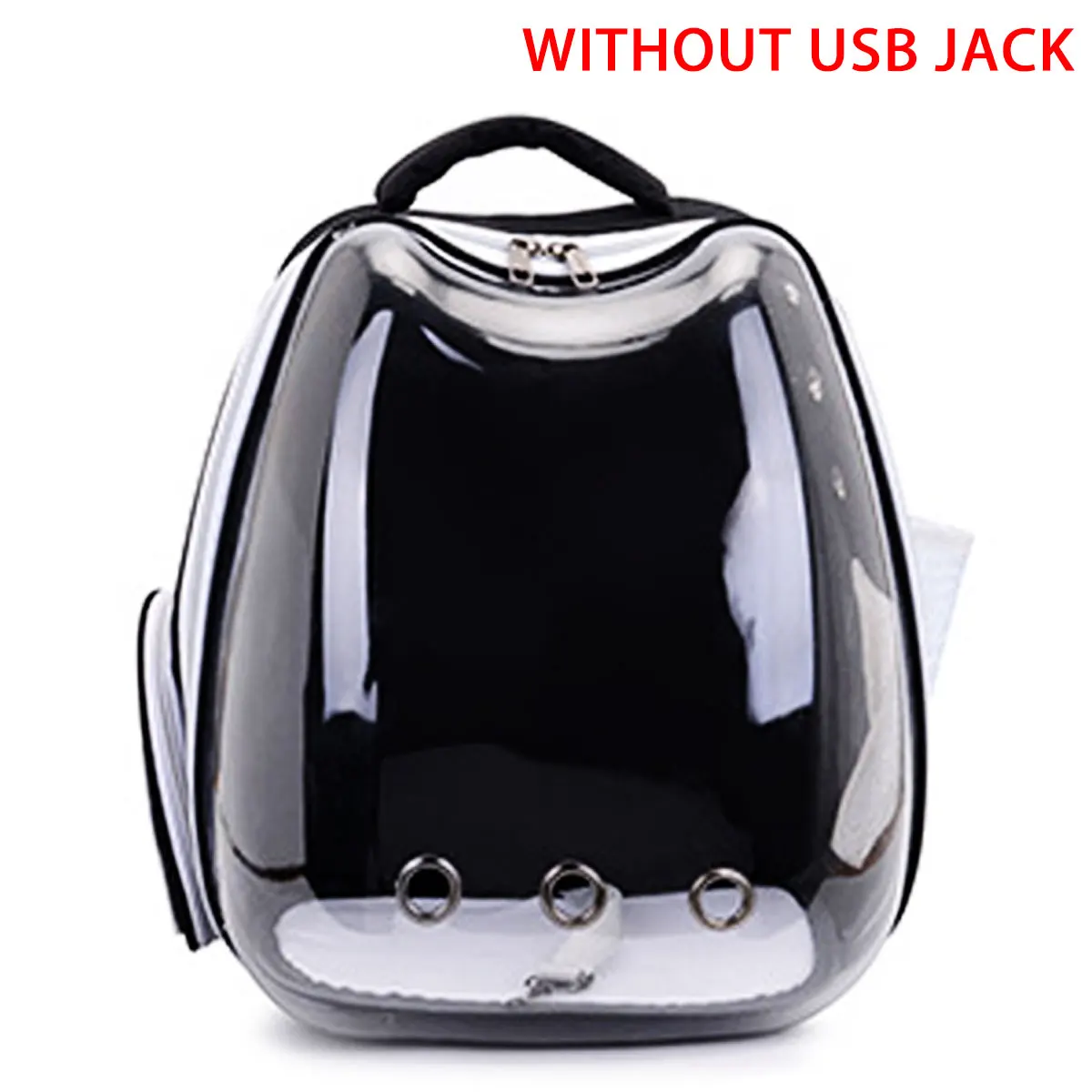 Black no USB Jack Дышащая Сумка-переноска для домашних животных с usb-портом для зарядки, переносная сумка для кошек и собак, переносная сумка-корзина для путешествий на открытом воздухе, рюкзак для переноски домашних животных - Цвет: Black no USB Jack