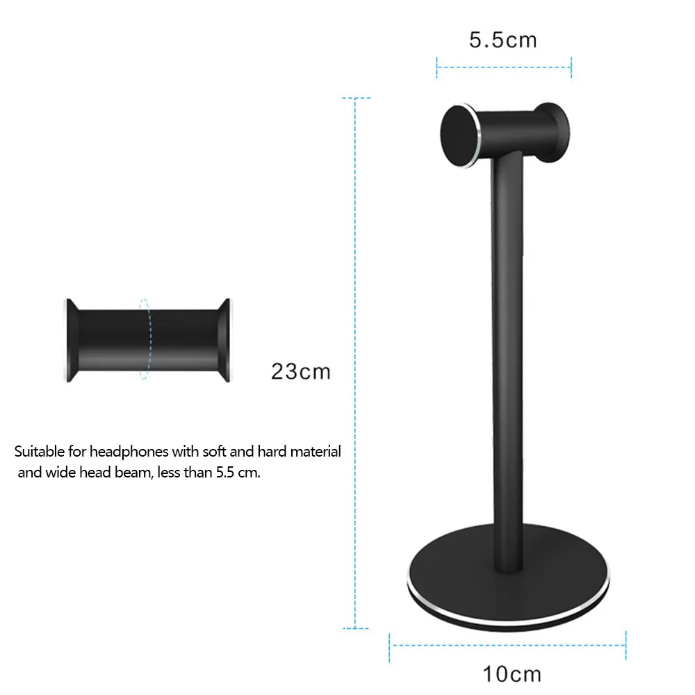 Z3 Dismountable Headphone Stand Practical Earphone Holder Headset Show Shelf Aluminum Headset Support Device Simple Bracket
