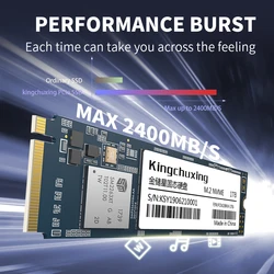 Kingchuxing – disque dur interne SSD, PCIe NVME, 256 M.2, avec capacité de 512 go, 128 go, 2280 go, 1 to, pour ordinateur de bureau, pc portable 