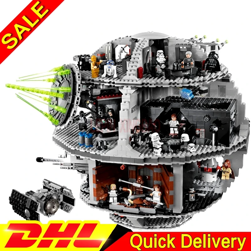 Новый DHL LP 05035 Звездные войны Звезда смерти 3804 шт. строительные блоки кирпичи