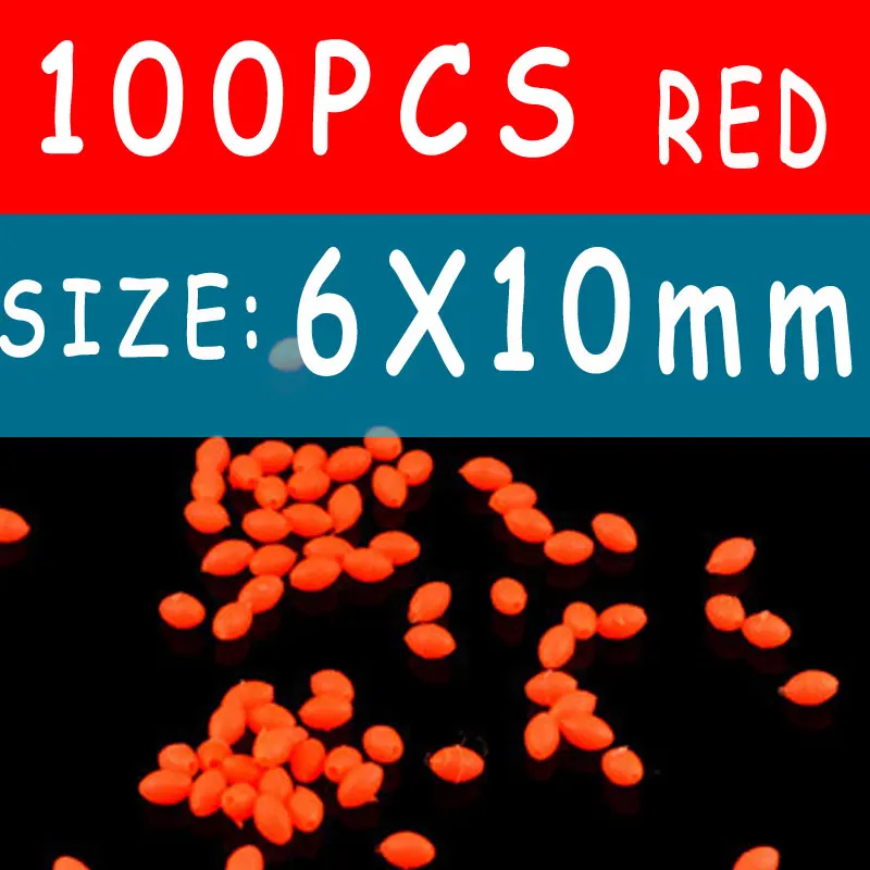 6x10mm 100pcs red