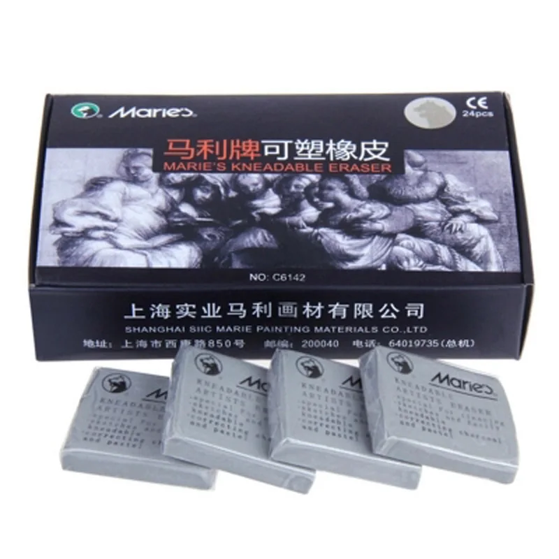 Pencil Eraser 1pcs Plasticity Soft Rubber Eraser Student Drawing Sketch