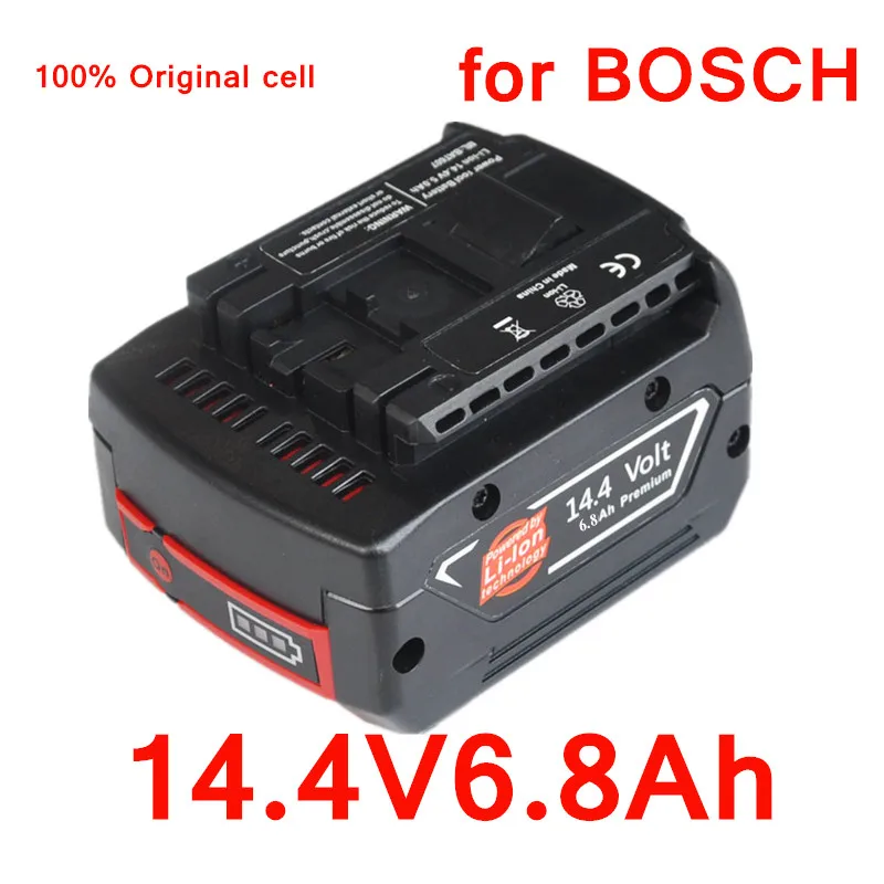 14 4 V 6800mah аккумуляторная батарея для BOSCH электрическая отвертка BAT607 BAT607G BAT614