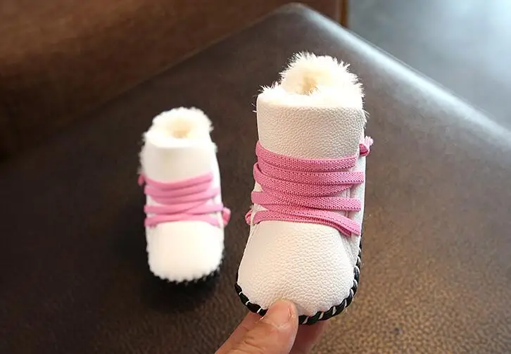Newborn Winter Baby Shoes Boys Girls Soft Boots Kids Fashion Warm Thickening Snow First Walker Booties Toddler