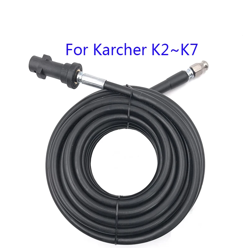 6m 10m 15m 20 meters x 2320psi 160bar Sewer Drain Water Cleaning Hose for Karcher K1 K2 K3 K4 K5 K6 K7 High Pressure Washer (1)