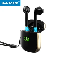 Bluetooth 5,0, беспроводные наушники, стерео Спортивные Беспроводные наушники, наушники, гарнитура, Светодиодный дисплей питания для всех телефонов