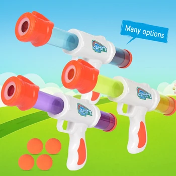 

Children Shooting Toy Aerodynamic Gun Manual Burst Sponge Soft Bullet Pressure Gun Parent-child Interactive Competitive Game Toy