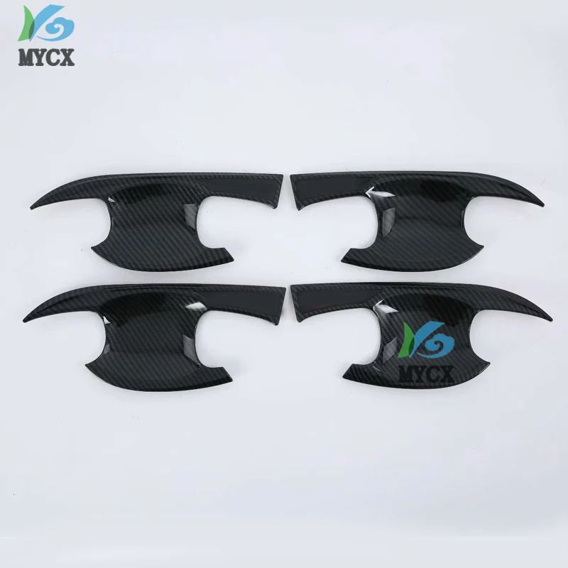Авто ABS наружная дверная ручка Чаша накладка наклейки для Toyota Yaris VIOS XP150