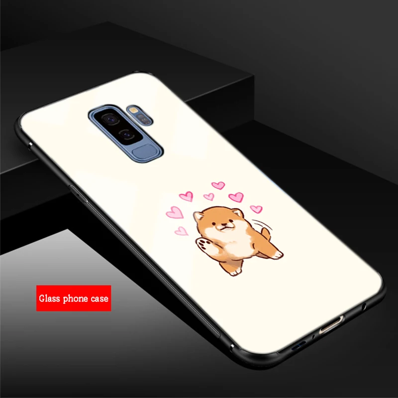 Кустарник Doge Сиба ину «Лисья Секретная служба»(Inu смешная собака для samsung Galaxy NOTE 8 9 S8 S9 S10 плюс A6 A6P A8 A8P J6 J8 закаленное Стекло чехол для телефона