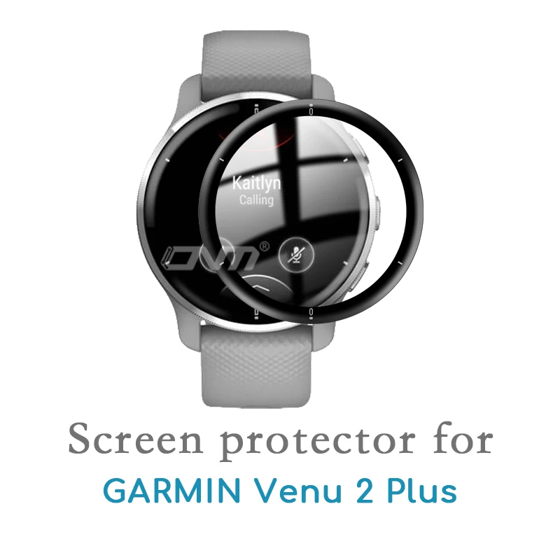 5D Screen Protector Film For Garmin Venu 2 Plus Sq Music 2S Smart Watch Soft Protective Cover for Garmin Venu2 Plus (Not Glass) 