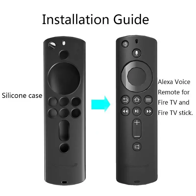 5,9 дюймов силиконовый защитный чехол для Amazon Fire tv пульт дистанционного управления Водонепроницаемый Прозрачный долговечный