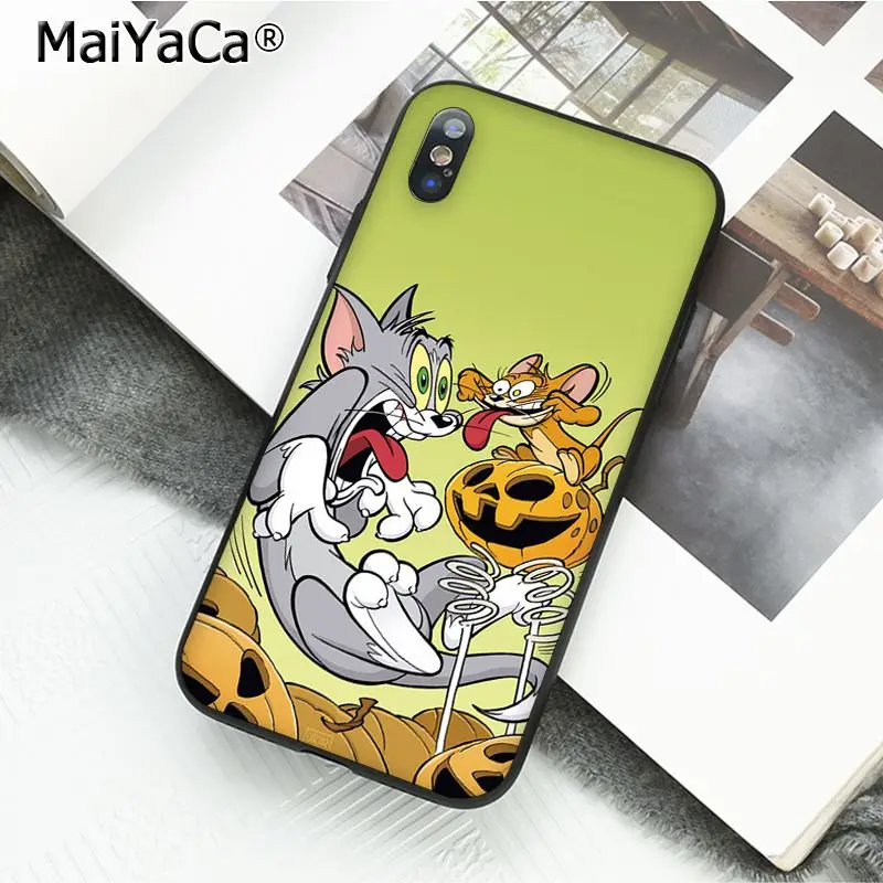 MaiYaCa Том и Джерри чехол для телефона для iphone 11 Pro 11Pro Max X XS MAX 6 6S 7 7plus 8 8Plus 5 5S XR - Цвет: A4