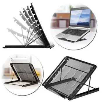 

Laptop Stand Height Adjustable Aluminum Laptop Riser Holder Portable Ergonomic Notebook Portable Cooling Pad Notebook Stand