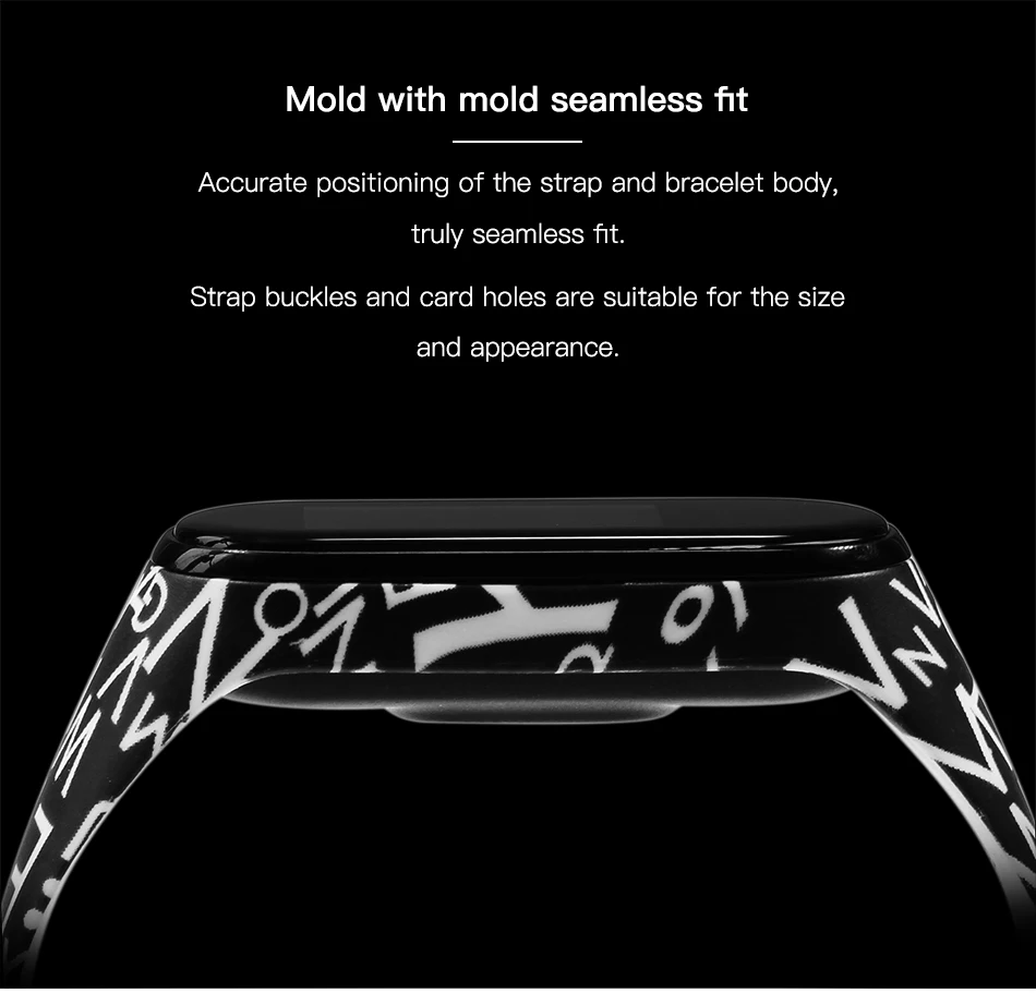 BOORUI mi band 4 ремешок умные аксессуары персонализированный принт различные цветы силиконовый сменный ремешок для xiaomi mi band 3/4