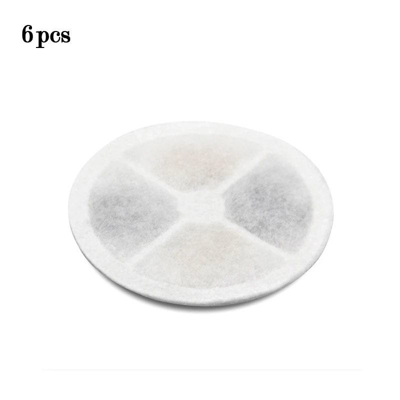 Filter 6pcs 2L автоматический фонтан для кошачьей воды, Электрический немой кормушка для воды, поилка для собак, кошек, дозатор напитков с фильтром - Цвет: Filter 6pcs