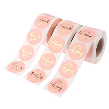 

500pcs Seal Sticker Thank You DIY Paper Label Adhesive Gift Seal Sticker
