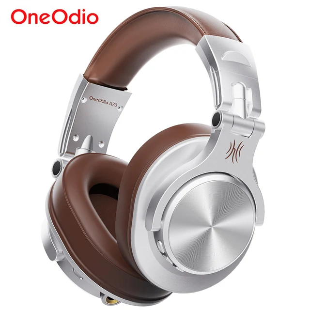 Oneodio היתוך Wired + אלחוטי Bluetooth אוזניות עבור טלפון מיקרופון על אוזן סטודיו DJ אוזניות מקצועי הקלטת אוזניות