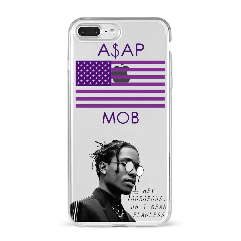 ASAP Rocky TESTING Rapper Rap хип-хоп Мягкий Силиконовый ТПУ чехол для телефона для iphone 11 Pro Max XS Max XR X 5 5S SE 6 6s 7 8 plus