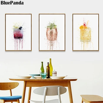 

Cup Pictures Wall Art Abstract Prints Oil Canvas Painting Modern Home Minimalist Decor Nordic Poster