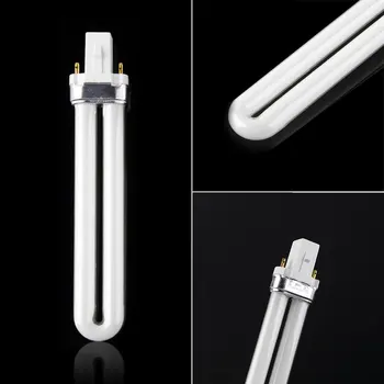 

New Hot 4Pcs 9W Curing UV Gel Lamp Gel Nail Art Dryer Light Bulb Tube Replacement SMR88