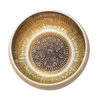 

Meditation Singing Bowl Buddhist Chanting Bowl Buddhist Sound Therapy Bowl Mallet Mat Copper Handmade Carft Home Decoration