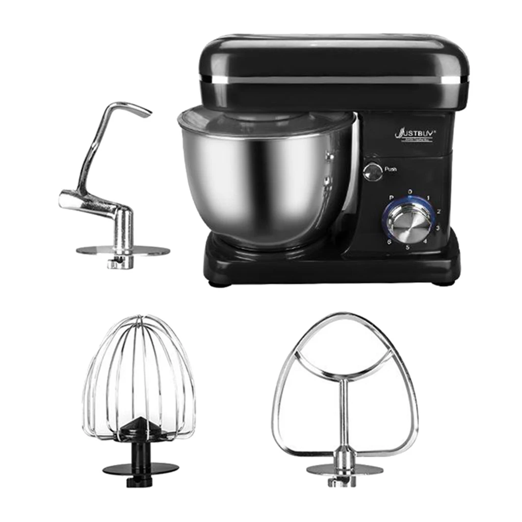 5L 6 Speeds Kitchen Electric Stand Mixer Bread Dough Maker Machine Tilt-Head Red w/ Mixing BowL