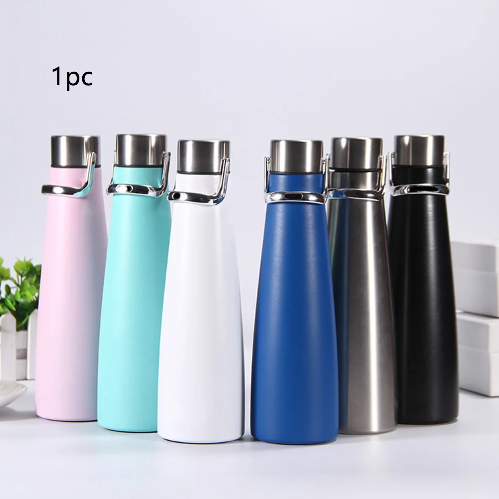 Double Deck Stainless Steel 500ml Portable Outdoor Sports Non-Slip Leakproof Solid Fashion Office Gifts Vacuum Cup Home Travel