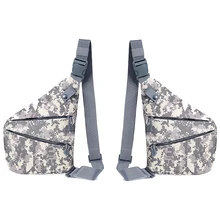 Наружная тактическая кобура для хранения пистолета, сумки на плечо, Мужская Противоугонная нагрудная сумка, нейлоновая Спортивная охотничья сумка для пистолета через плечо