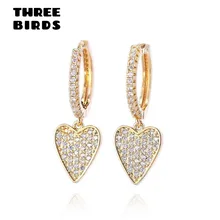 Трендовые Серебряные Золотые круглые серьги, новое качество, кубический цирконий, серьги-кольца в форме сердца для женщин, модные корейские Драгоценности orbelle