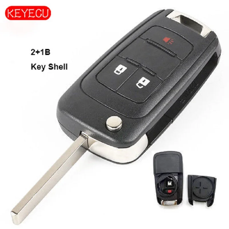 Чехол Keyecu для ключей с дистанционным управлением 2 + 1 кнопки Chevrolet Equinox Sonic Orlando 2010