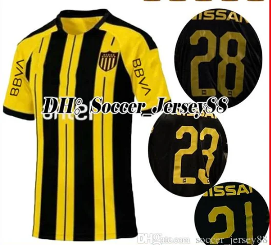 Клубные Атлетико Penarol футбольные майки Penarol Uruguay Lucas Ezequiel Viatri Новые Домашние Фабрицио Formiliano футбольные рубашки