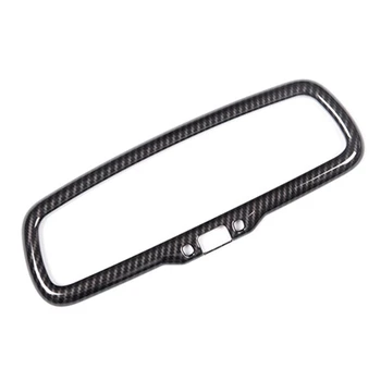 

Carbon Fiber Style For Alfa Romeo Giulia Stelvio 2016 2017 2018 Abs Plastic Car Interior Rearview Mirror Frame Trim Accessories