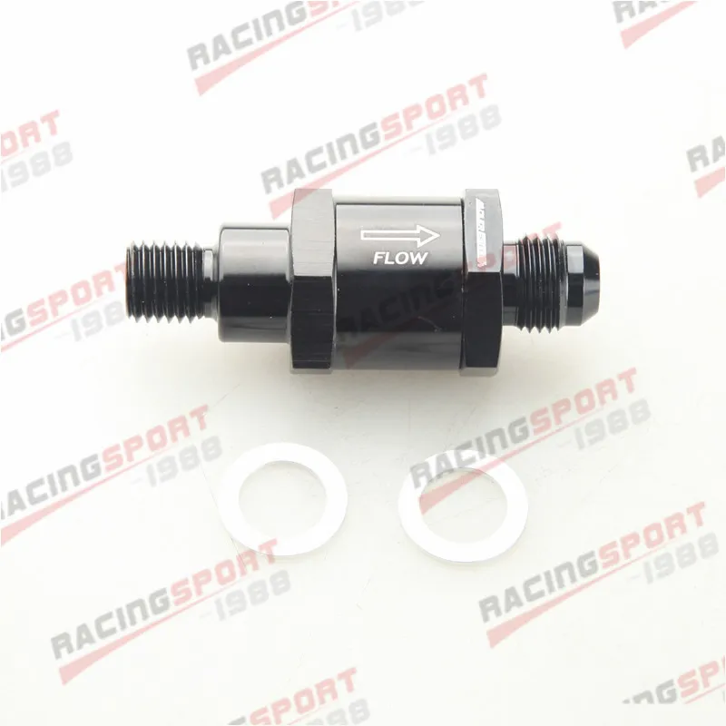 -6AN One Way Check Valve For Bosch Style Fuel Pump M12x1.5MM To AN6 AN-6 ball valve