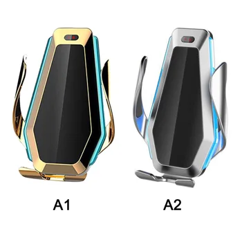 10ワットユニバーサルカーチーワイヤレス充電器周囲流動性ledランプ自動車スマートフォンラックサムスンS9 S10 huawei社のiphone xs × 8