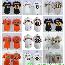 Сшитый мужской Сан-Франсиско Бастер поси Флекс Уилл Кларк Мэдисон Бумгарнер Хантер Пенс винтажный гибкий крутой базовый трикотаж