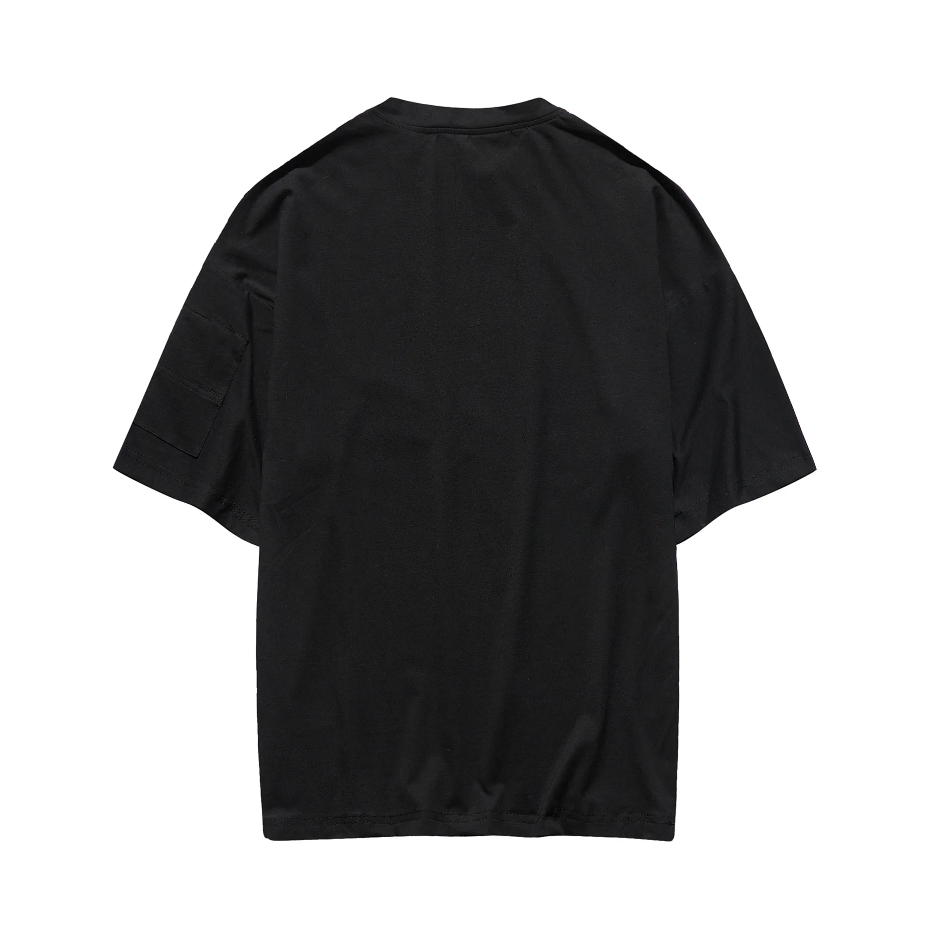 Мужская черная футболка с коротким рукавом 100% хлопок|Футболки| |